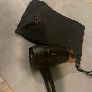 GHD Travel Hairdryer/Black and Gold